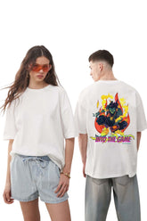 Drop Shoulder Tee - Into The Game - Unisex