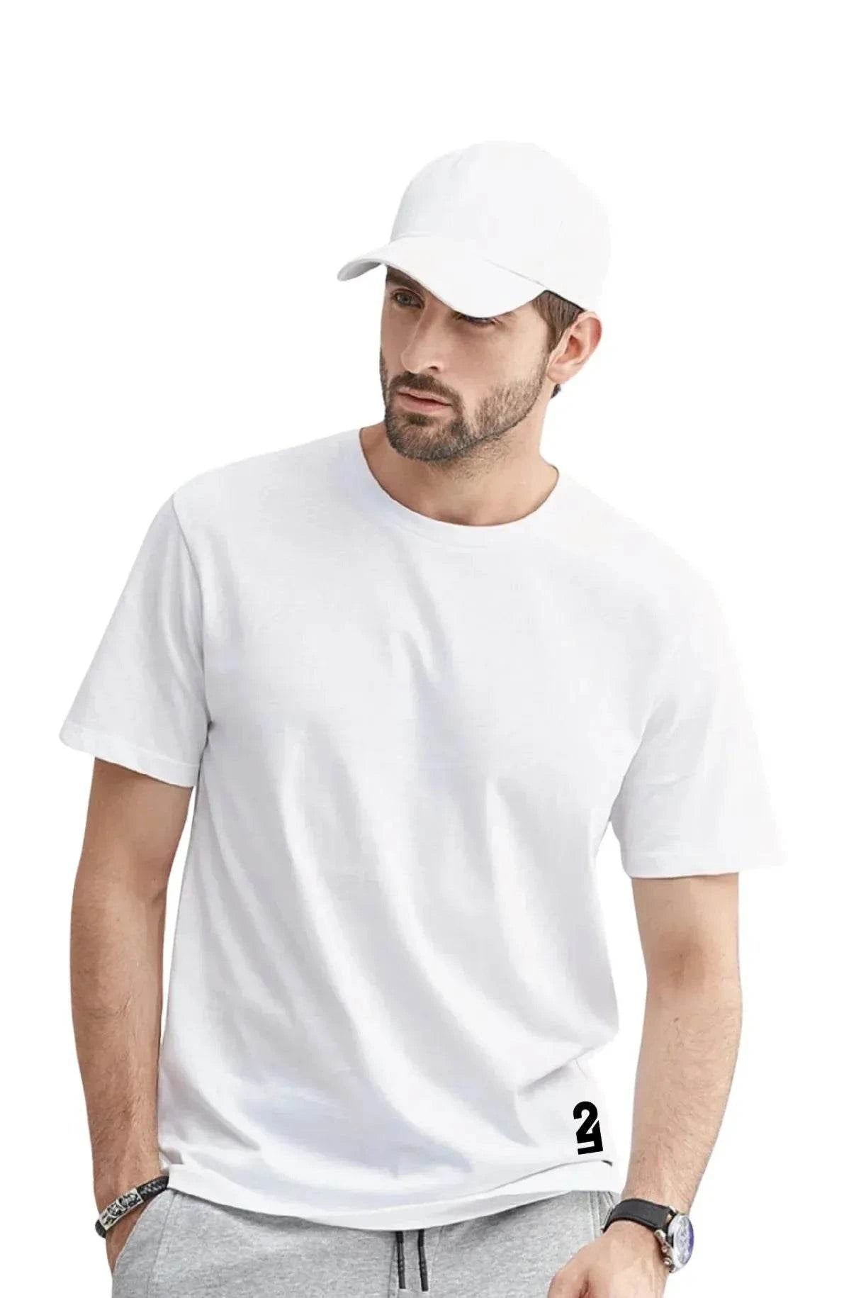 Classic Plain OFF-White Tee - Unisex - Two One