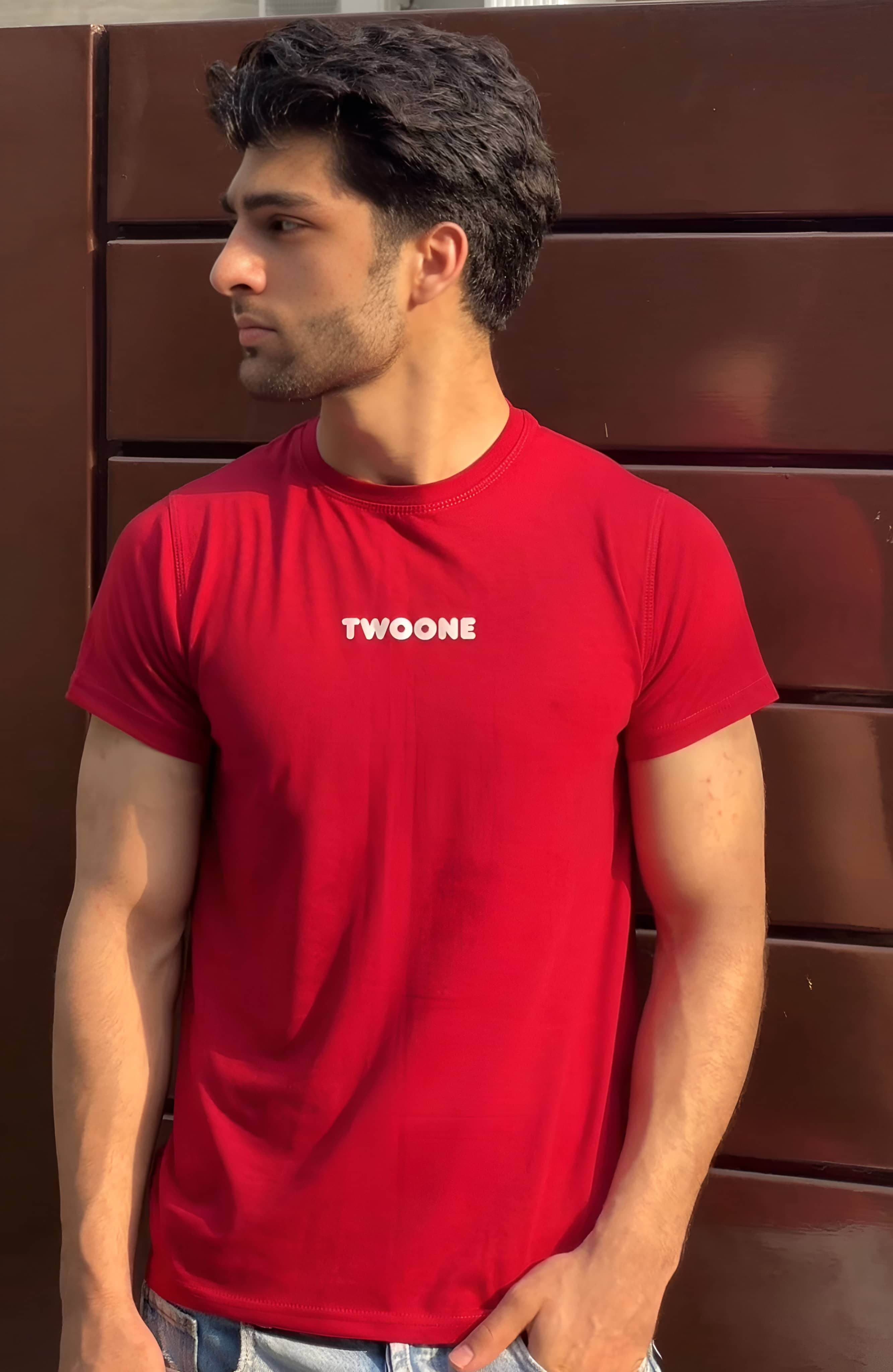 TWOONE- Classic Maroon Tee - Unisex - Two One